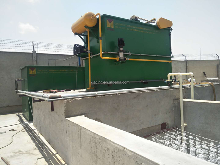 DAF machine dissolved air flotation system for industrial wastewater treatment