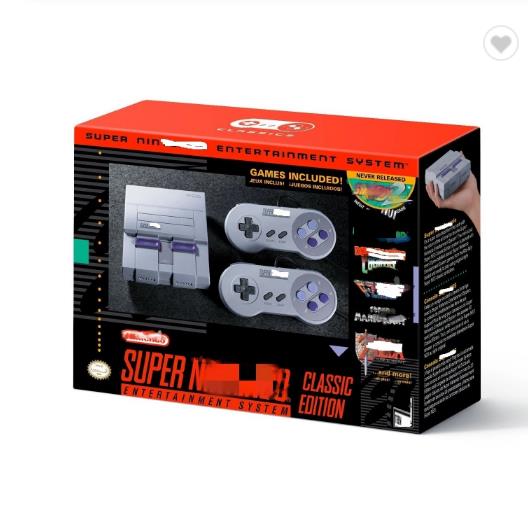 Супер классическая версия консоли со встроенными 21 играми HD выход SNES Ретро ручной игровой плеер ТВ игровая консоль двойной геймпад