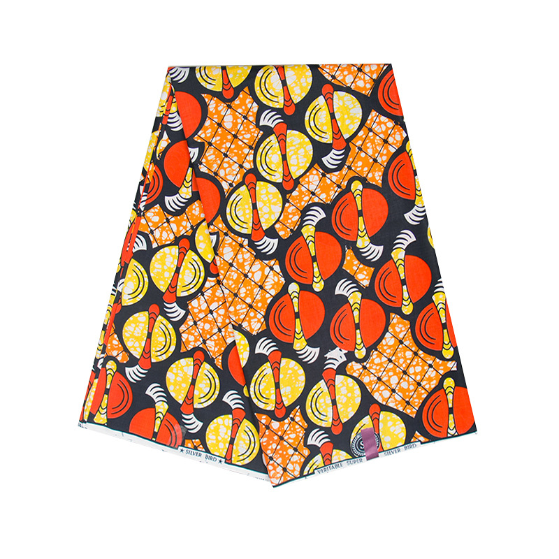 1 piece of cotton African batik printed fabric, African garment fabric, available from stock, starting in size 6