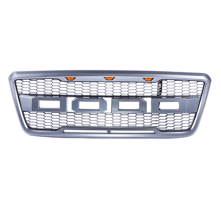 NEW Arrival Auto Parts Silver Car ABS Front Grille For Ford F150 2004-2008