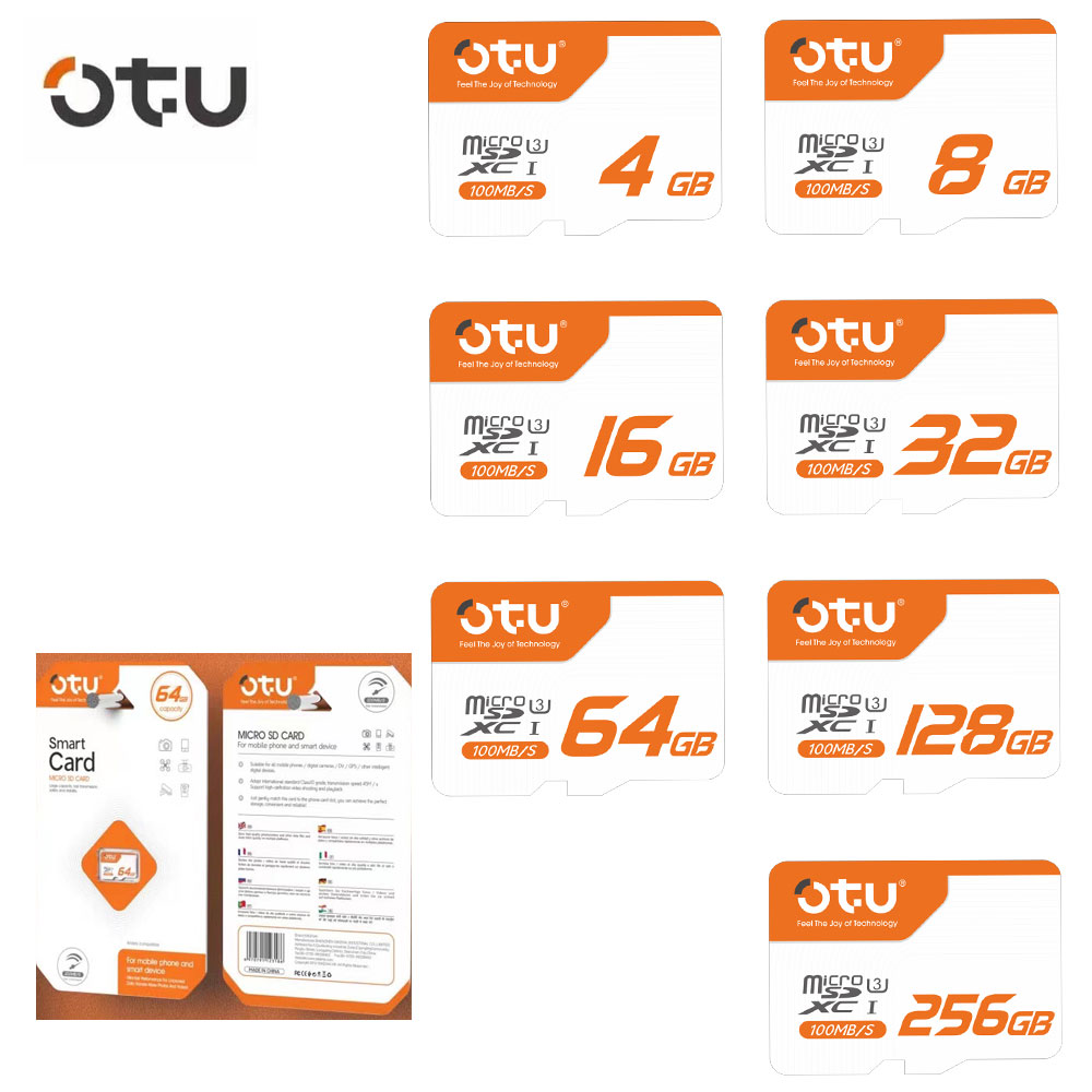 OTU высокоскоростные карты памяти 2 Гб 4 ГБ 8 ГБ 16 ГБ 32 ГБ 64 Гб 128 ГБ флэш-накопитель памяти для адаптера смартфона
