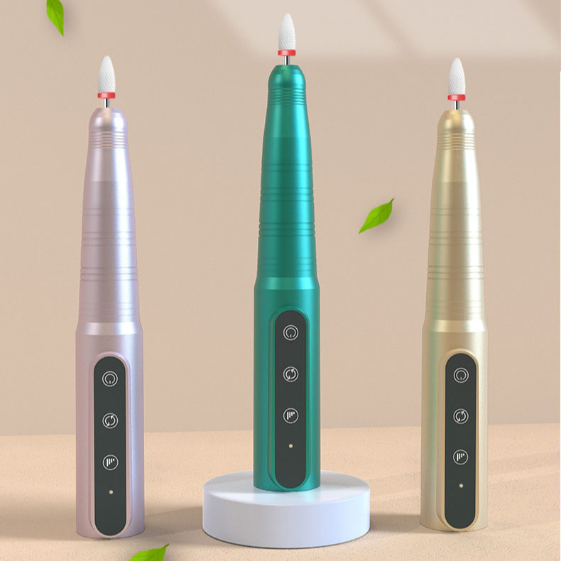 2021 Новый домашнего использования USB перезаряжаемые Фрезер для маникюра арт Фрезер для ногтей профессиональные сильная для полировки ногтей