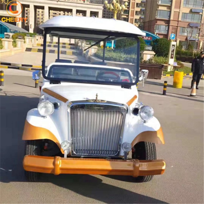Professional tourist electric resort vintage car classic mini utility sightseeing bus for wholesales