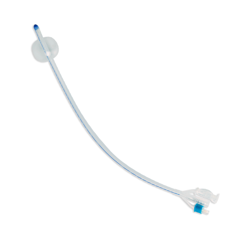 Disposable medical two three 2 3 way different 6fr sizes all silicone balloon urinary foley cathet