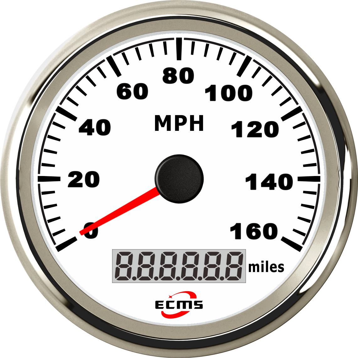 ECMS 85 мм 9-32 в пост 0-160MPH Авто GPS Спидометр миль в час)