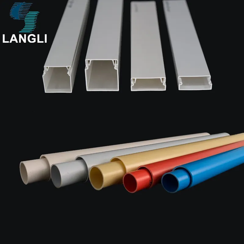 Custom Factory Supply High Quality All specification sizes Electrical PVC wiring cable duct