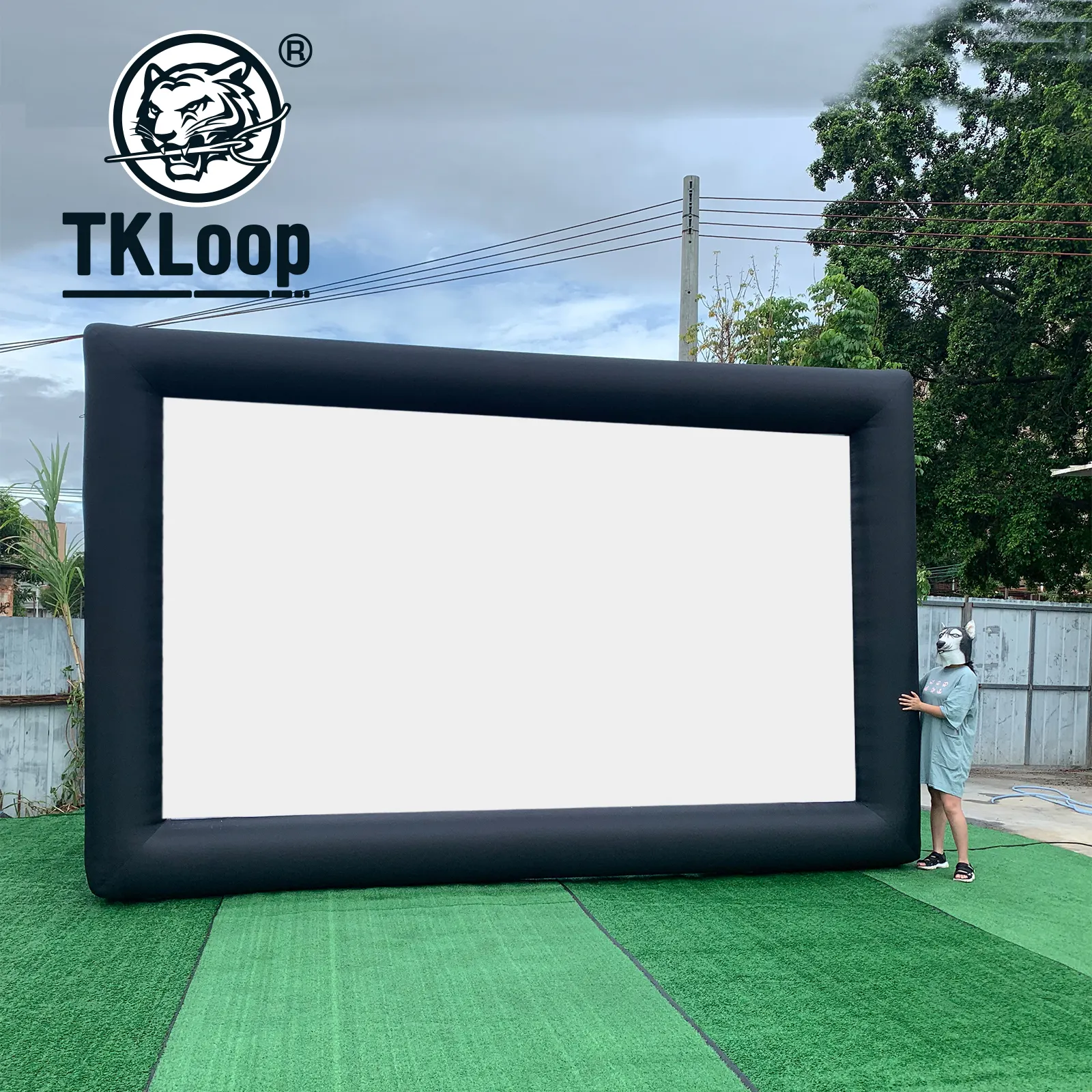 Надувной экран TKLoop 24 фута наружный надувной экран и проектор надувной экран для фильма