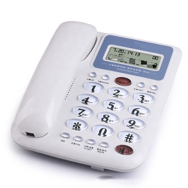 Home Cheap Telephone Fixed Corded Telephone Telephone Landline Hotel Guest Room Office Fixed Wireless Phone