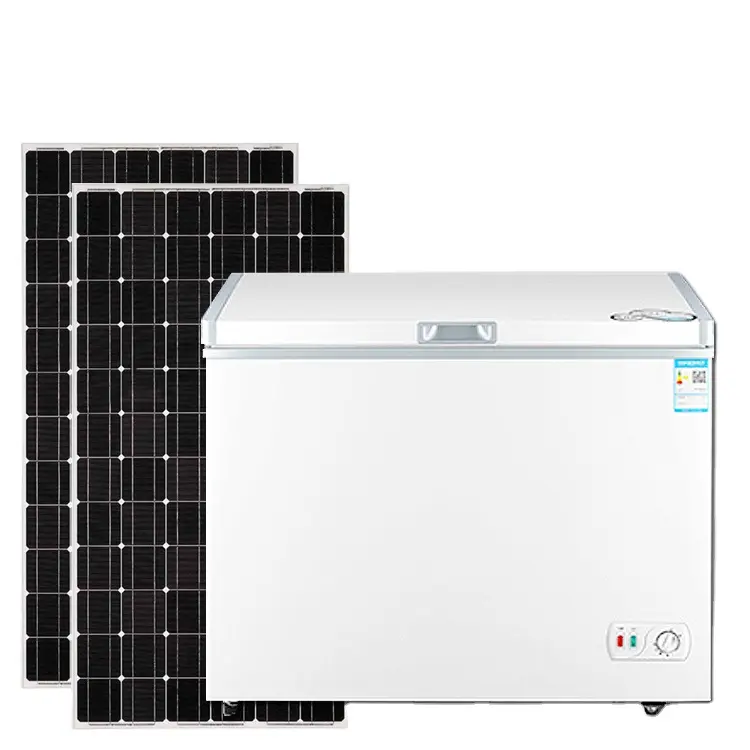 Gelato 12v dc deep solar freezer kits with solar panel