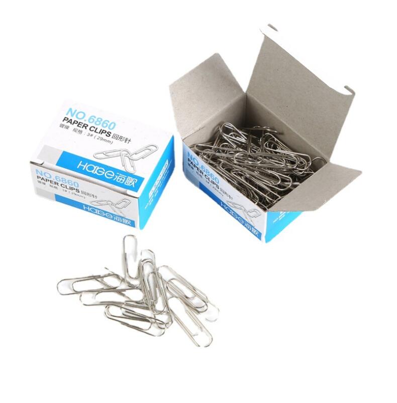 Office supplies three pins a pin silver paper clip Data storage and fixation pin paper clip Office Binding Supplies
