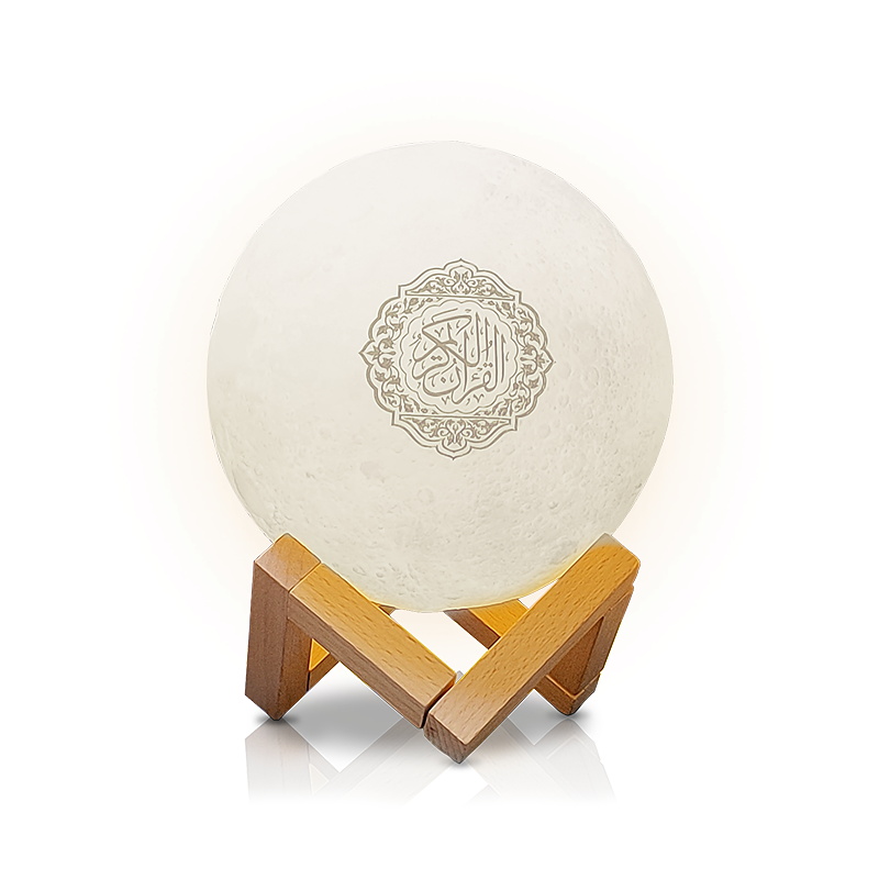 Equantu SQ168 Quran speaker app Muslim learning Quran touch moon lamp speaker Touch Moon Lamp
