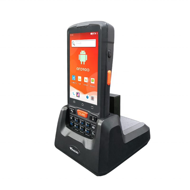 Winson WPC-9080P портативный логистический КПК Android 9,0 промышленный прочный КПК с зарядной базой