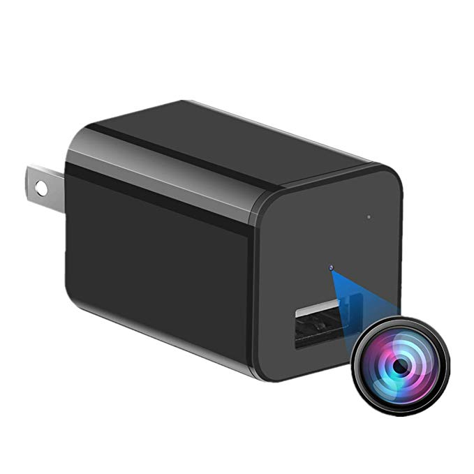 Hd1080p Security Mini Hidden Camera Wall Cam Power Plug Wall Adapter Nanny Cam Camera Charger