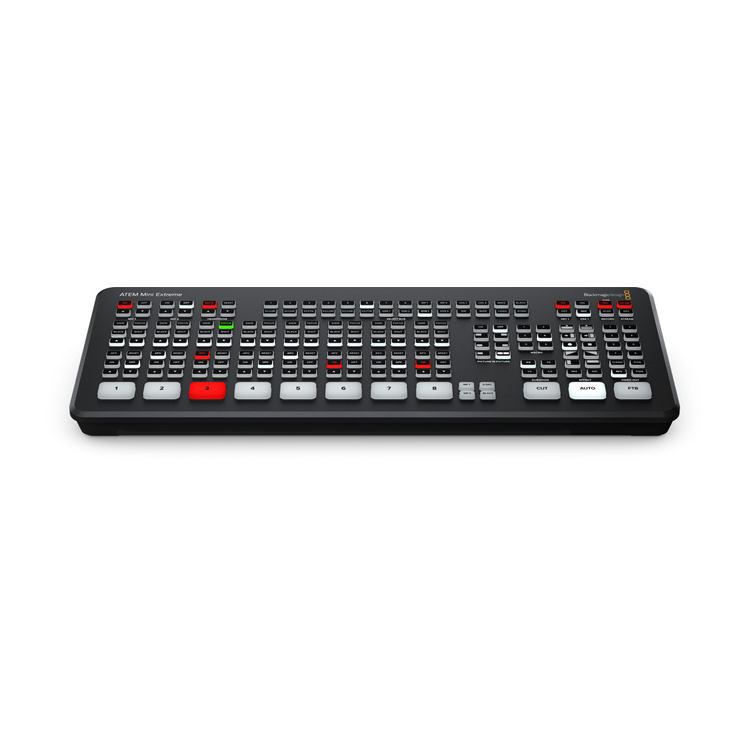 Blackmagic ATEM Mini Pro/ATEM Mini Pro ISO HD-MI прямая трансляция видео коммутатор вид с разных сторон Запись видео коммутатор