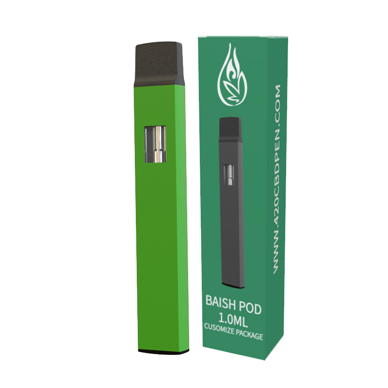 Baish E Cigarette CBD Pod Closed System Disposable Vape for CBD Oil Pure Ceramic Coil