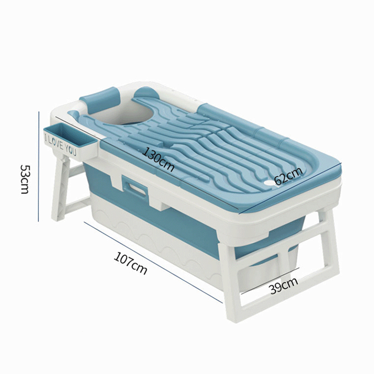 2021 New hot comfortable plastic adult foldable bathtub portable