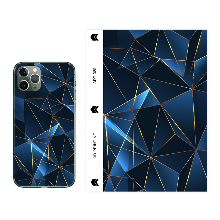 Factory Direct OEM Geometric Patterns Back Film Phone Back Skin Wrap Cutting Machine Raw Material