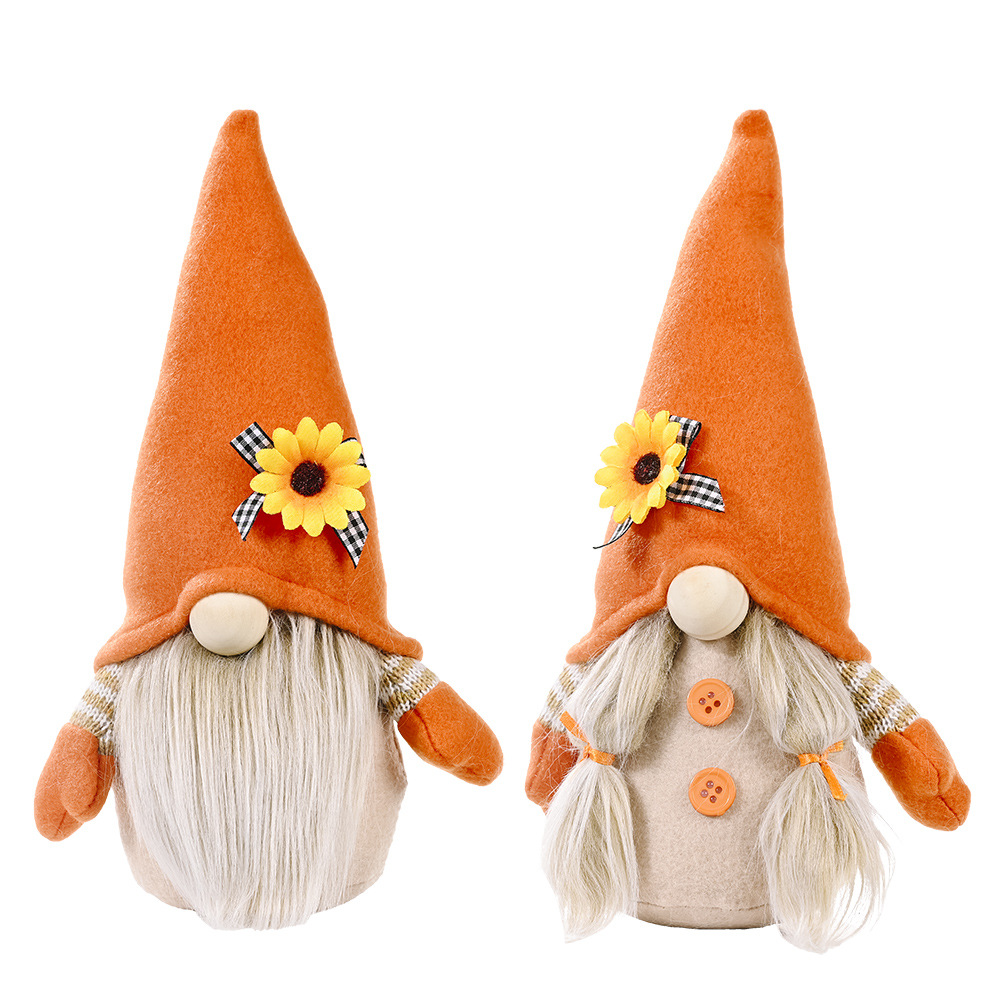 Новое поступление 2021, Подсолнух без лица, Шведский tomte gonk gnome, добро пожаловать на День Благодарения, подарок, украшение для дома