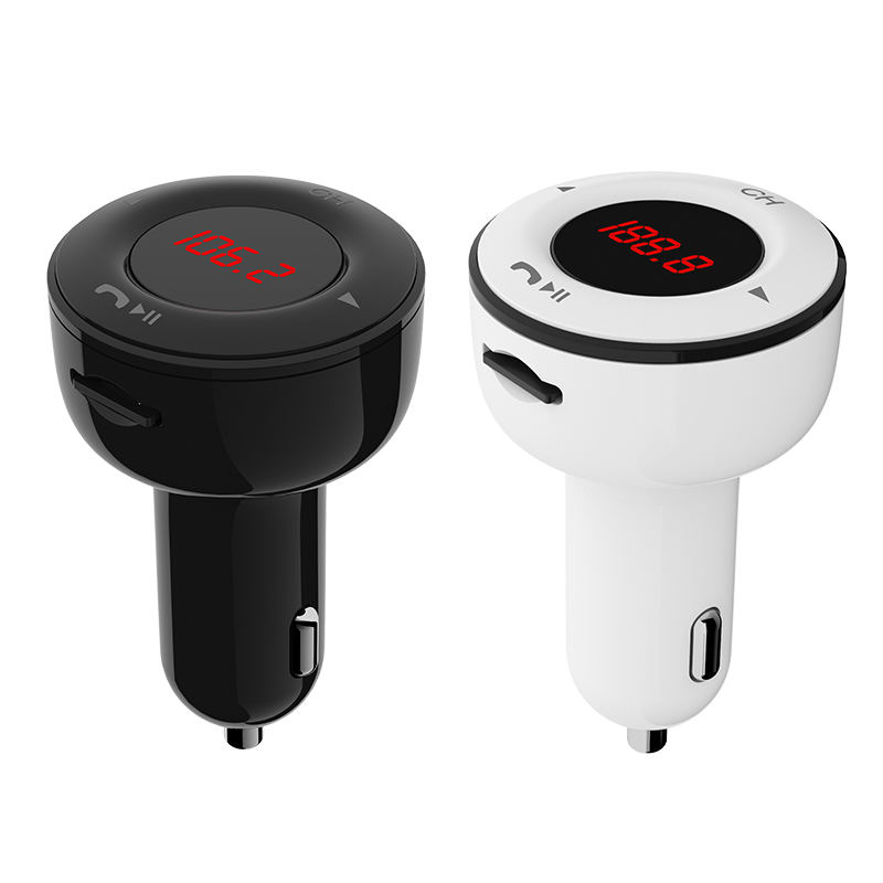 Smart Charger BT Car Hands-free Wireless Car Kit FM Transmitter Car Mp3 Player 2.4A Phone Charger Adapter Music Player
