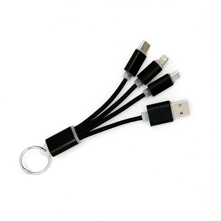 2019 новый дизайн usb кабель зарядное устройство брелок, usb флэш-накопитель брелок
