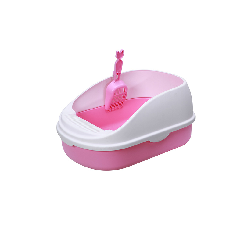 Cat Litter Box Large Space Pet Litter Boxes Cat Cat Toilet Large Small Size Semi Enclosed Durable Material Anti-Splash
