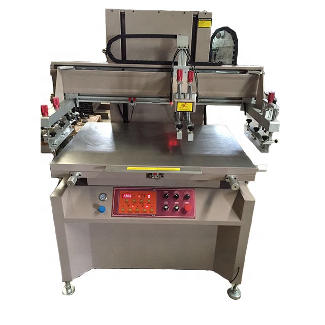 Full automatic vertical structure double electric modular design non-woven environmental protection bag screen printing machine