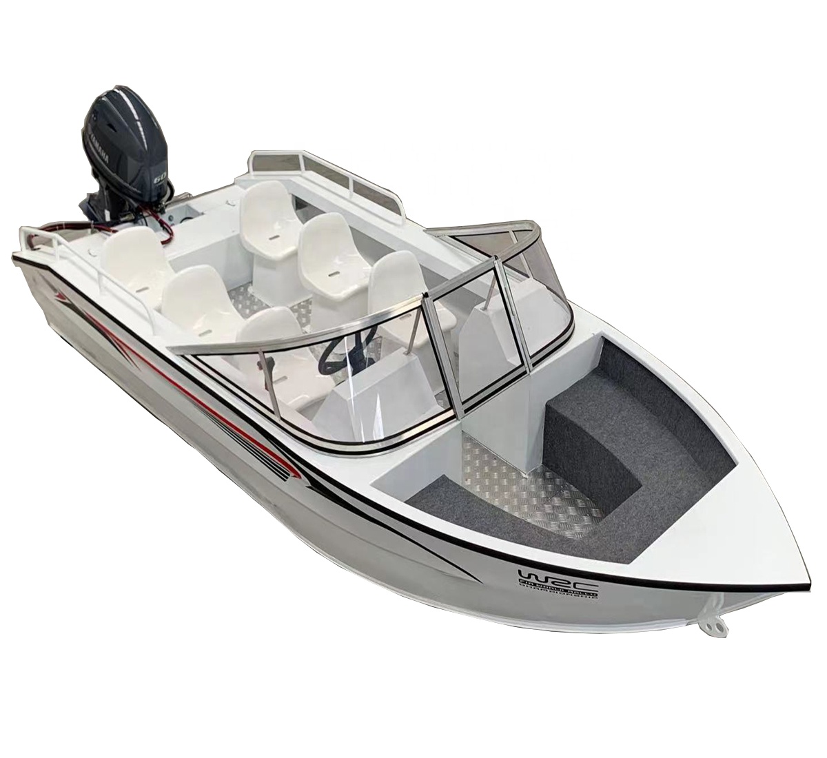 Aluminum hull fishing and hunting cabin tritoon fishing boats for sale fishing boats made in China