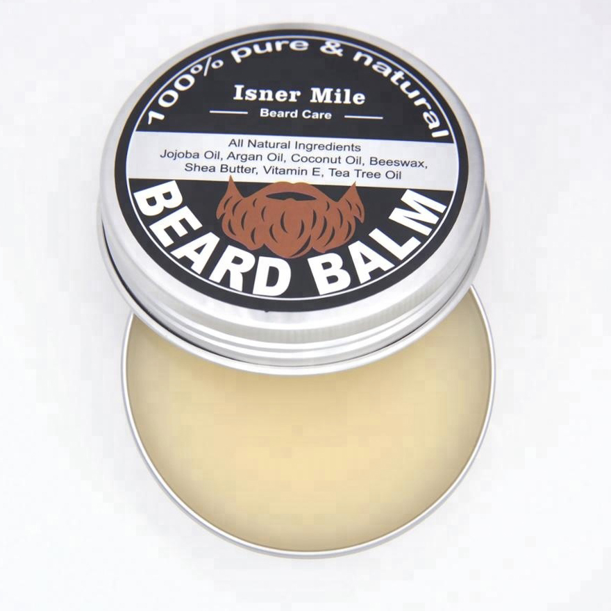 Wholesale organic sandalwood beard styling moisturizing mustache butter hair beard balm