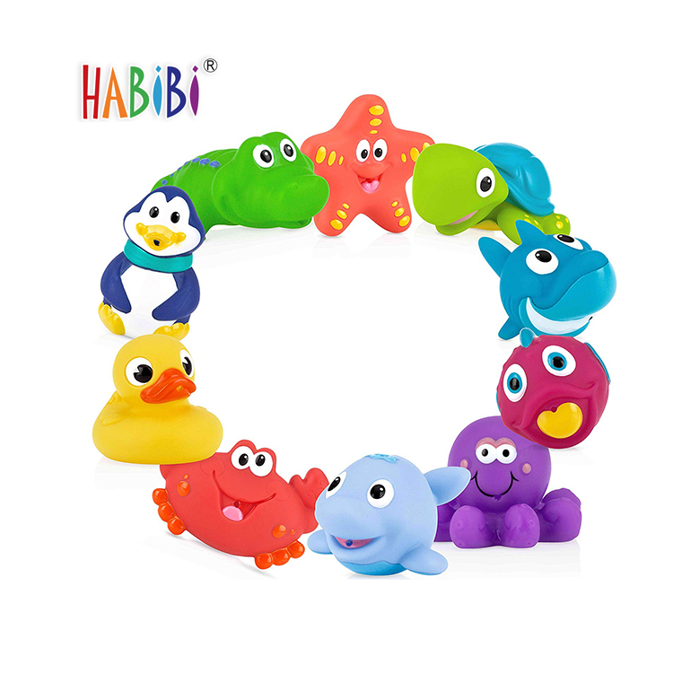 Сквирт душ Bathtime весело обучения образования игрушечные лошадки для ванной Развивающие детские для ванной сквирт Купание поплавок