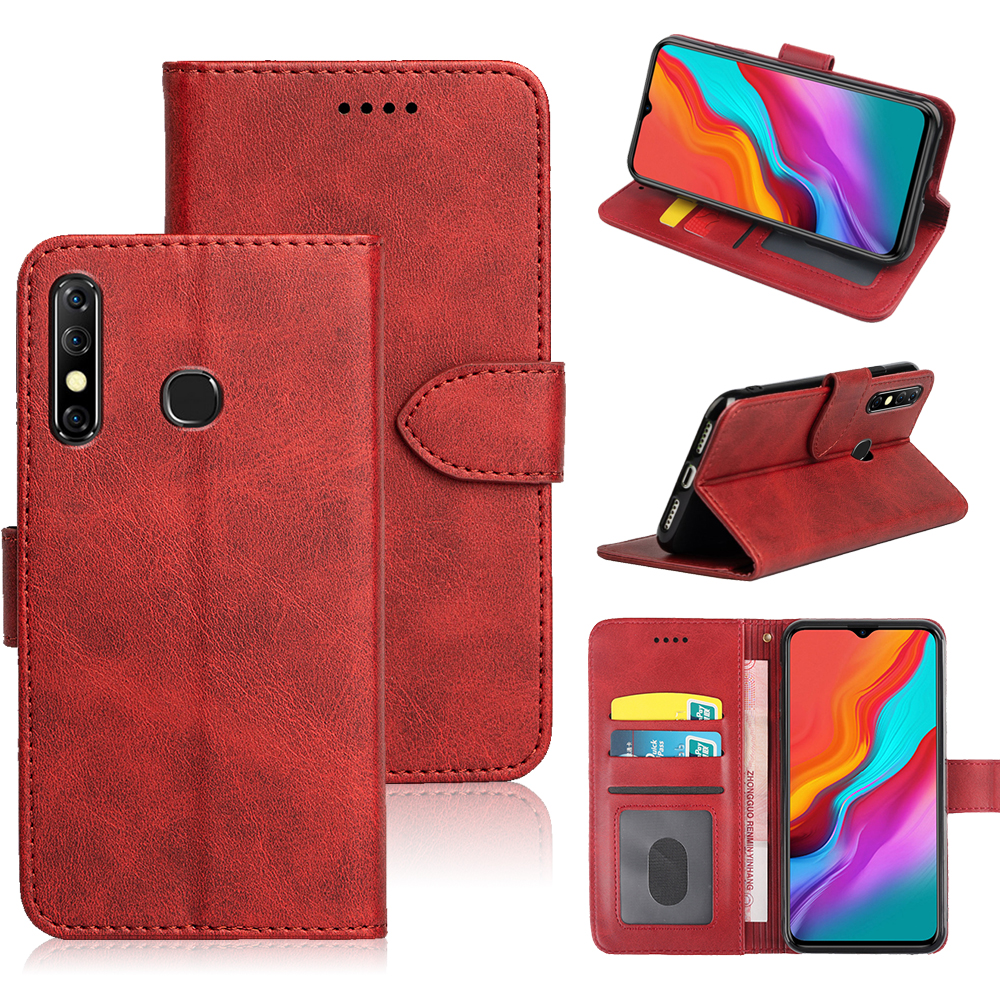 Роскошный деловой кожаный чехол для Infinix Hot 8 7 S4 6 Pro 6X Smart 3 plus 4 2 Note 6 5 stylus 4 zero 5 S5