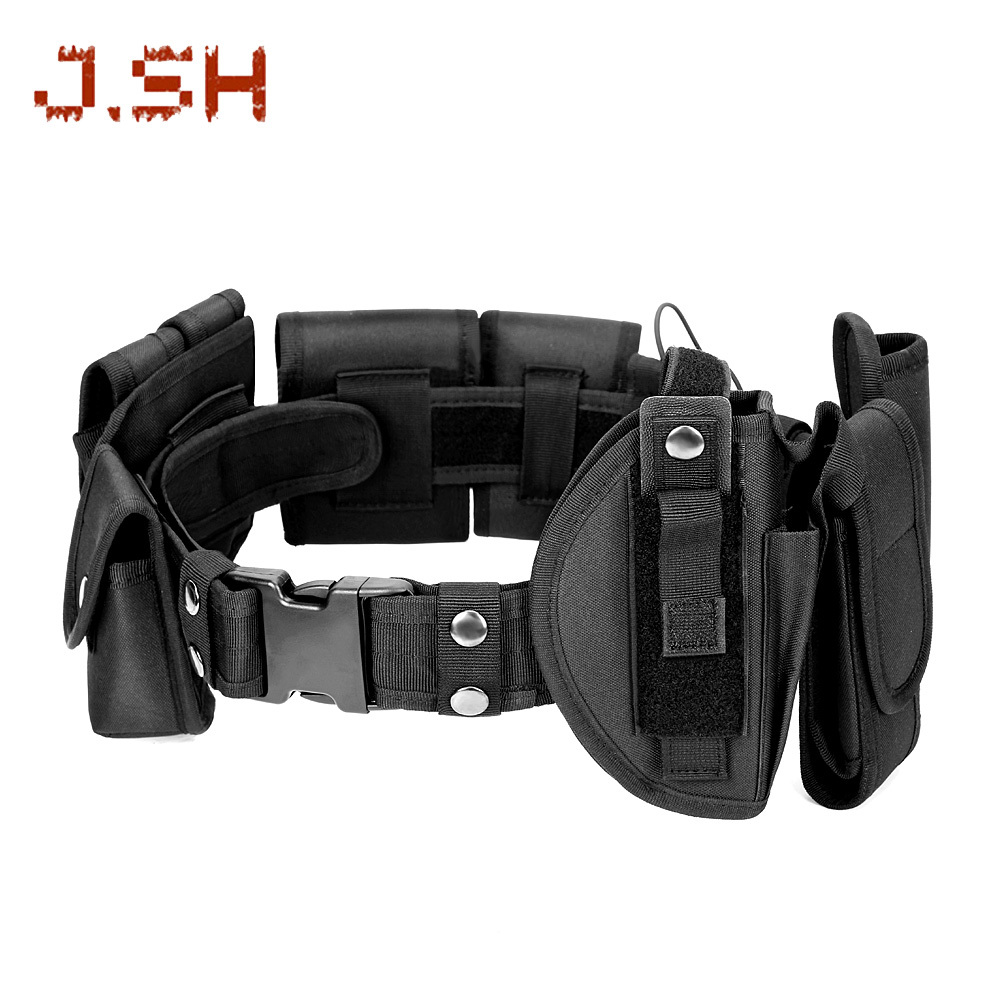 JSH Factory Patrol Accesorios Tactical Waist Utility Duty Belt with Quick Detach Personal Defense Equipment
