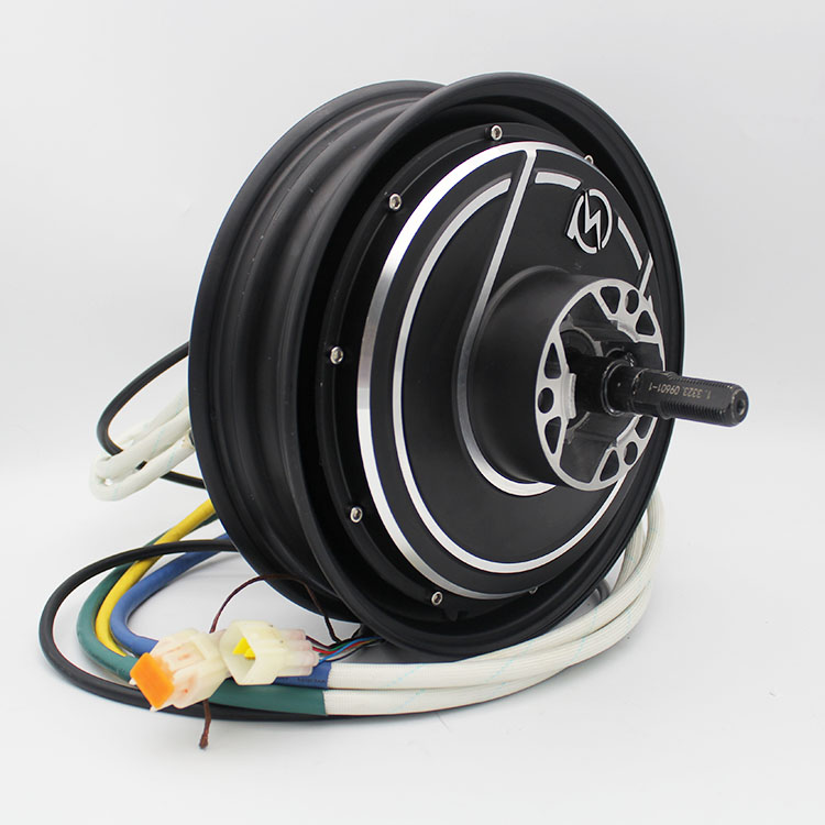 QSMOTOR 10 "7000 Вт 48-120 в электрический мотоцикл Скутер дуга Магнитный стальной двойной Холл бесщеточный высокоскоростной двигатель постоянного тока