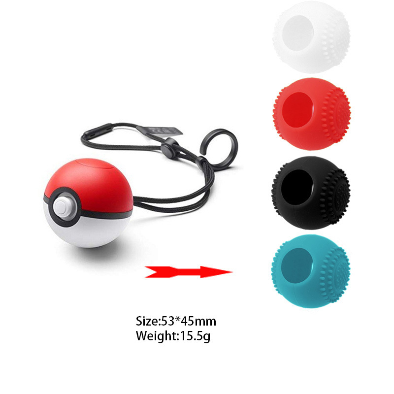 Мягкий силиконовый защитный чехол для Nintendo Switch Poke Ball Plus, противоскользящий защитный чехол