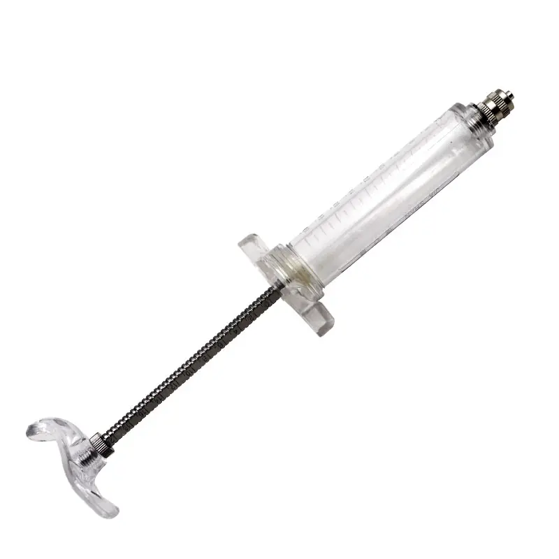 20ml Plastic Steel PC Veterinary Syringe Animal Injection Syringe and Needles With Graduation For Animal