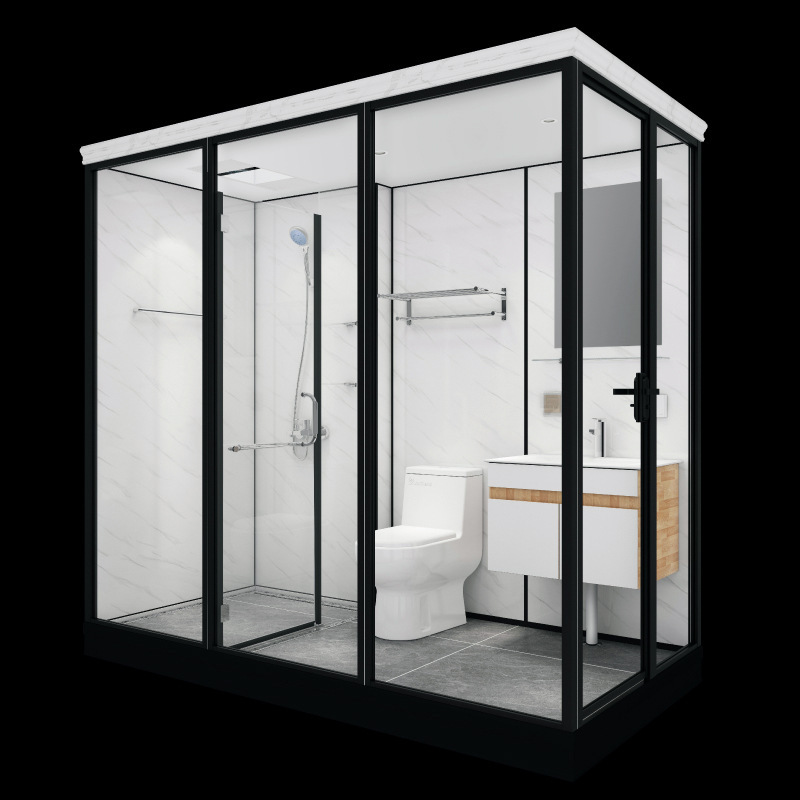 Complete Room Modular Room All-In-One Integrated Toilet Shower Pod Prefab Bathroom Unit With Full Bath