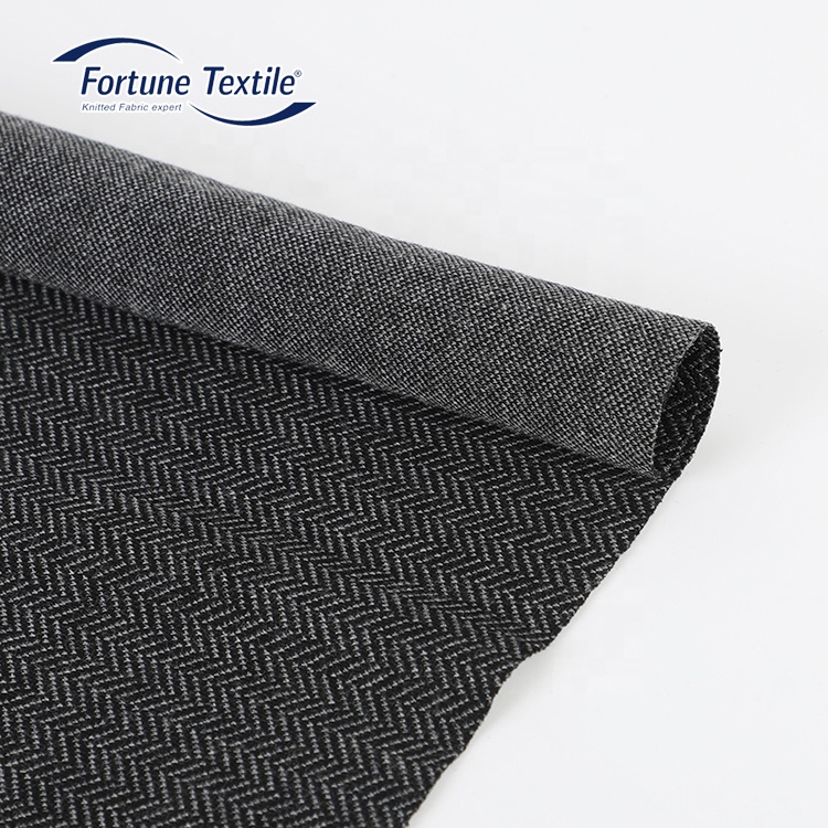 Shaoxing KeQiao Fortune Textile елочка tr спандекс костюмная жаккардовая трикотажная ткань