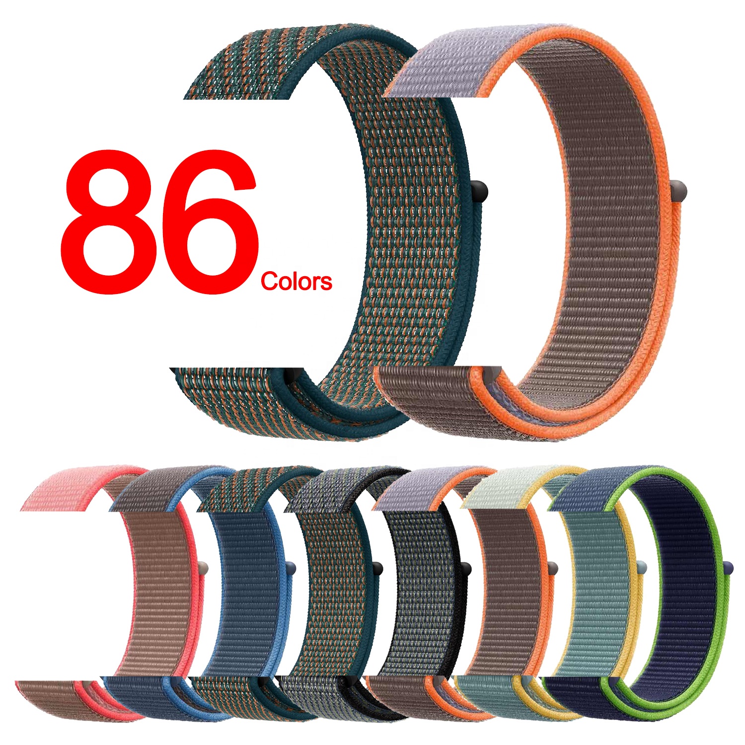 Ремешок спортивный IVANHOE для Apple Watch Band 38/40 мм 42/44 мм, сменный тканевый нейлоновый браслет для iWatch Series 6 SE 5 4 3