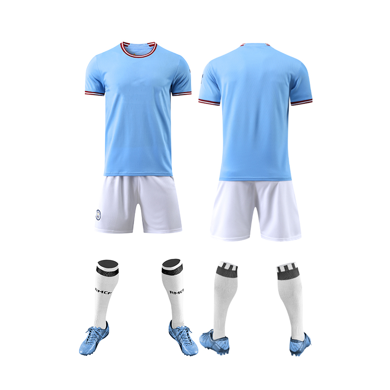 Дешевая футболка из полиэстера Camisa de futebol, футболка для взрослых, детей, футболка, Мужская футболка под заказ, Комплект футболок