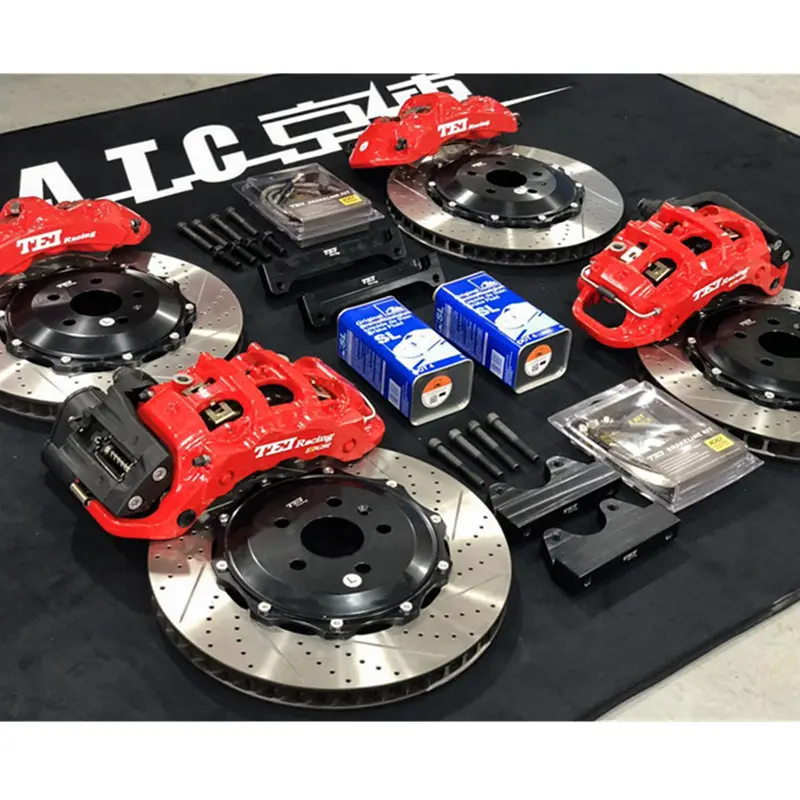 Front Rear Big Brake Kit 378x32mm 2-Piece Rotor One-Piece Forged Caliper E-BRAKES For AUDI TT 2015-2019 20 Inch Wheel