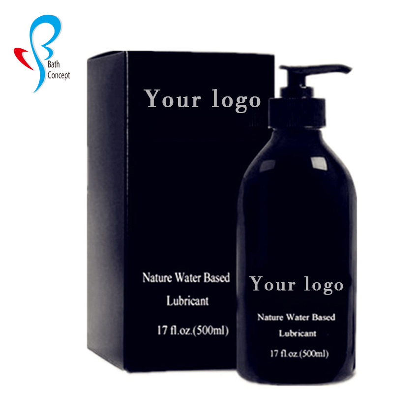 natural Personal Lubricant Sex long lasting good to clean Gel OEM Bottle silicone lubricant with vitamin E for couples
