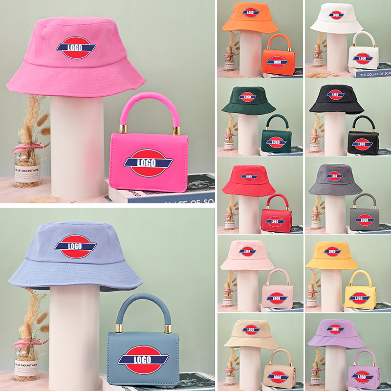 High Quality Wholesale designer Handbags sunshade hats bucket hat and purse set