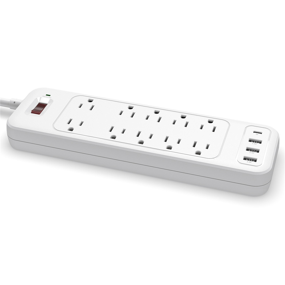 Умный стандарта 4) штепсельная для быстрой зарядки с usb-портом для зарядки 6 футов Шнур розетки Многофункциональный удлинители разъем питания