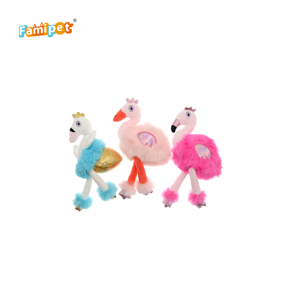 Innovation Tug Nylon Stuffed Squeaky Custom Soft Plush Dog Toy