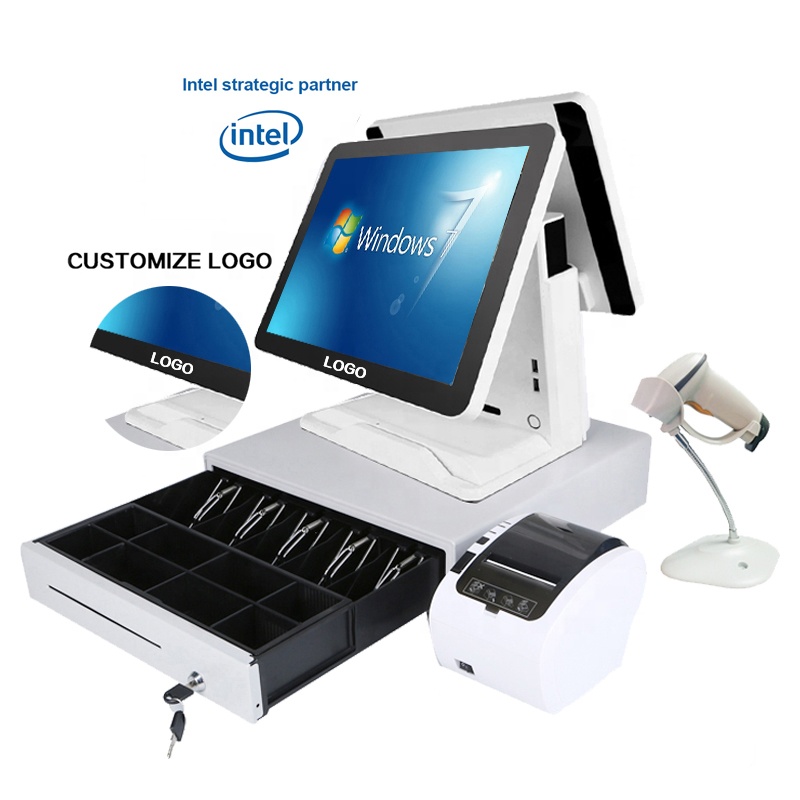 Restaurant Retail Billing Printer Touch windows Android Pos Cashier Machine POS terminal Cash Register All In One POS Systems