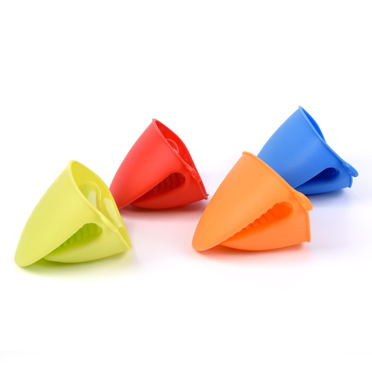 Durable Silicone Heat Insulation Pot Handle Cover Earmuffs Nonslip Cooking Hot Pot Holder
