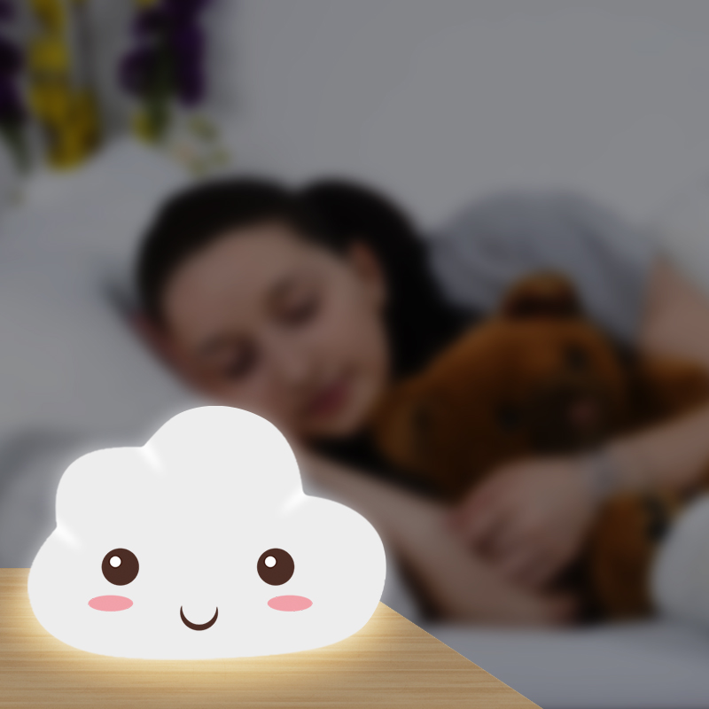 Cute Cloud Night Light Cloud Shape for Children, Lovely LED Night Lamp for Baby Bedroom