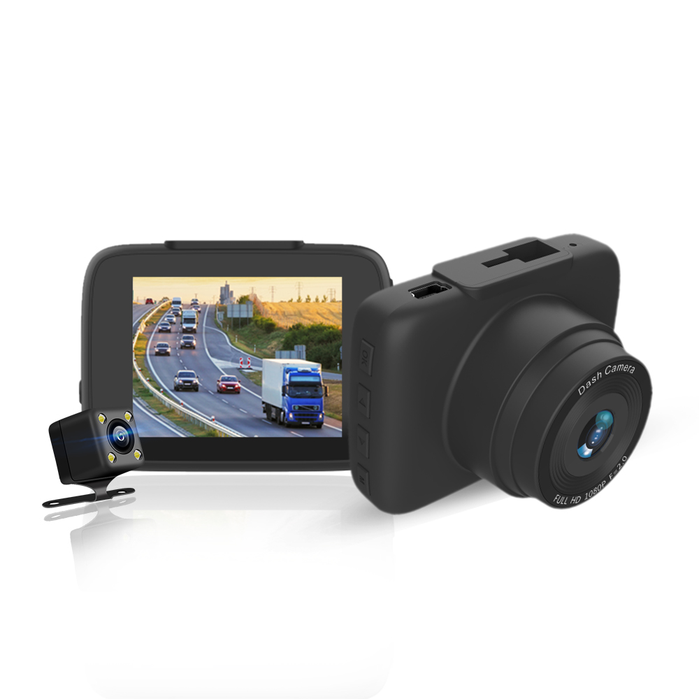 Gofuture 2,0 Inch 1080P Kamera, двойная камера для автомобиля Dvr автомобиля камера Para Авто Dash Cam Dashcam