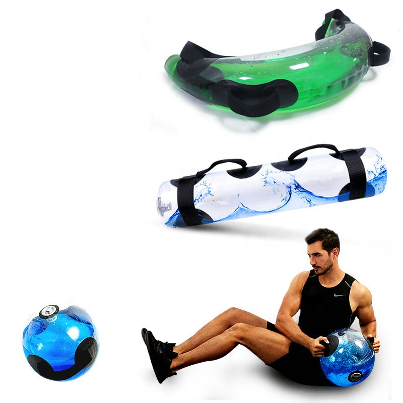 High Quality Sport Weightlifting Training Fitness Inflatable Transparent Water Aqua Bag