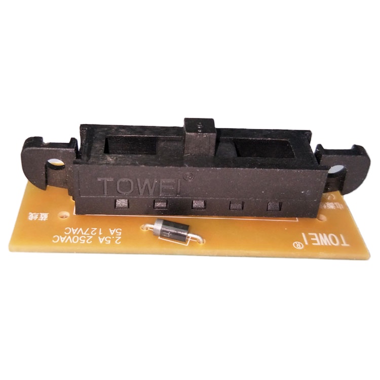 Электрический блендер Towei 8A ~ 250VAC 10A ~ 125/250VAC 12 Pin 4 вертикальные Переключатели spst с печатной платой для электрических фонарей