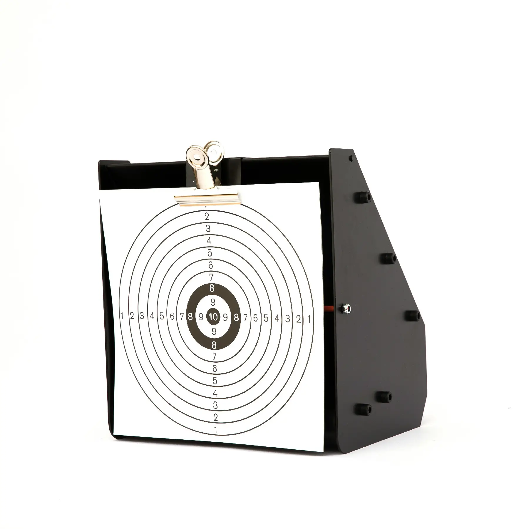 .22LR Hunting Swing Automatic Reset Pellet Catcher Metal Shooting Target With 5 Target Paper